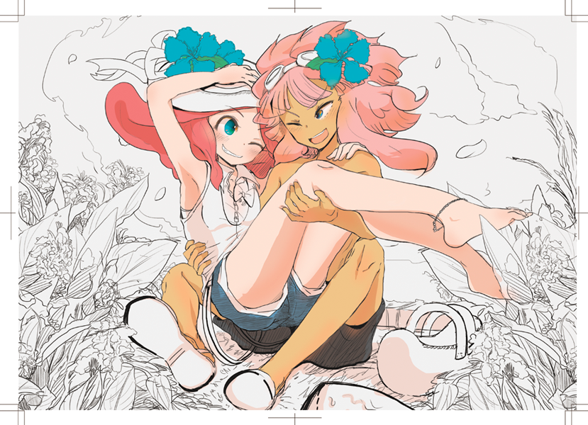 tsunami jousuke and zaizen touko (inazuma eleven) drawn by matutaro29