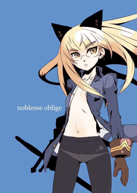 perrine h. clostermann (world witches series and 1 more) drawn by kawaguchi_hyoue