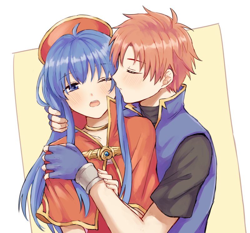 roy and lilina (fire emblem and 1 more) drawn by wspread
