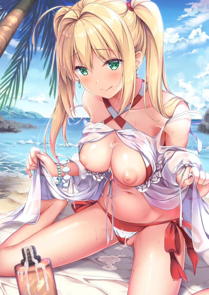 nero claudius (fate and 2 more) drawn by shirakawako
