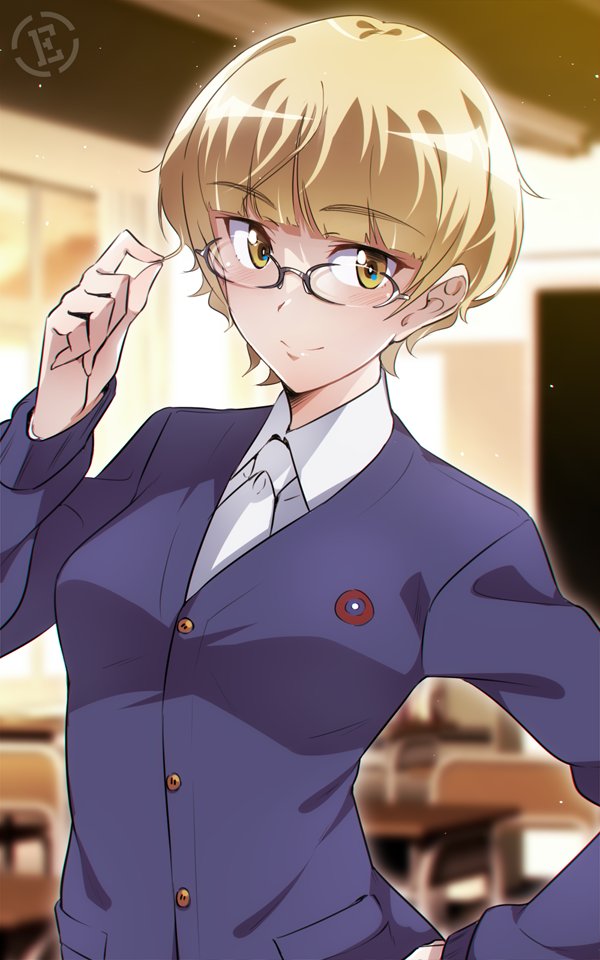 perrine h. clostermann (world witches series and 1 more) drawn by em_(totsuzen_no_hakike)