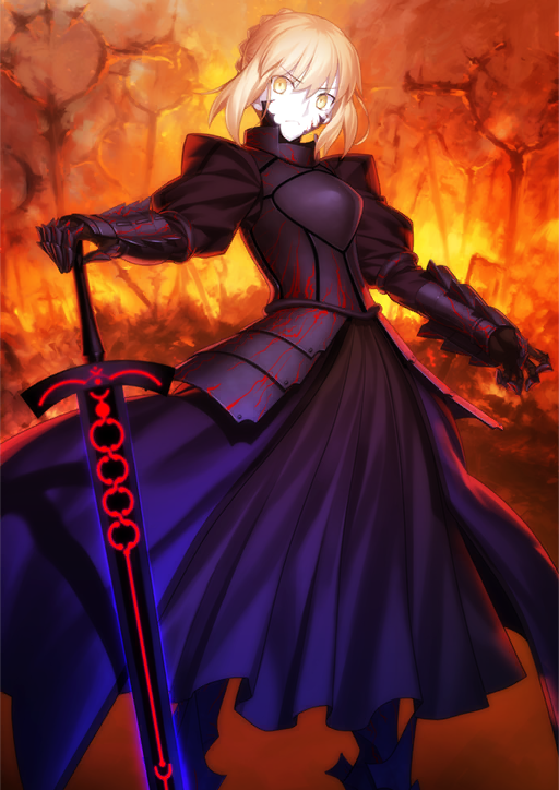 artoria pendragon and saber alter (fate and 1 more) drawn by takeuchi_takashi