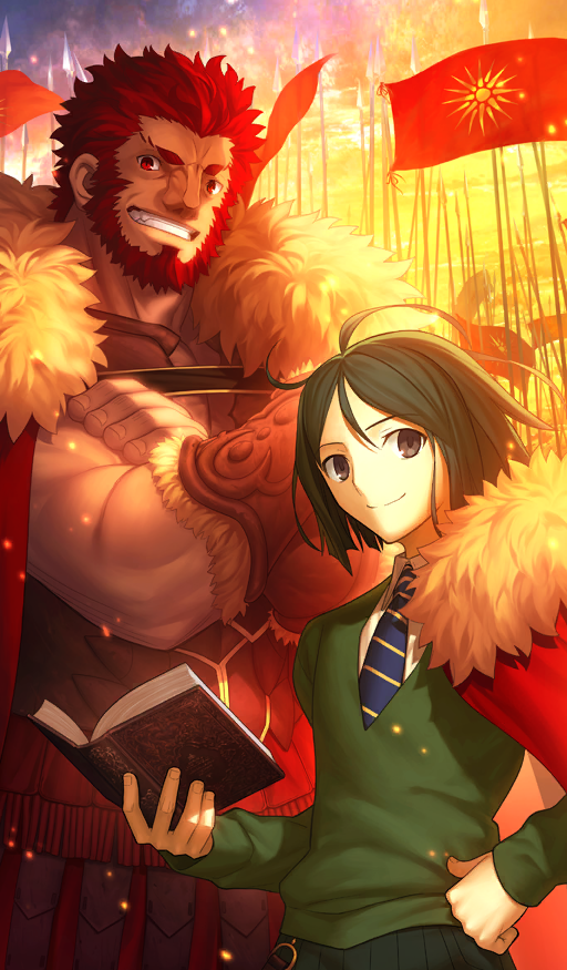 iskandar and waver velvet (fate and 1 more) drawn by takeuchi_takashi