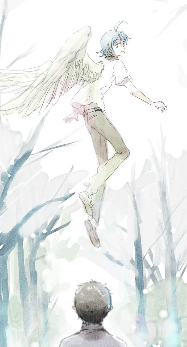 manami sangaku and onoda sakamichi (yowamushi pedal) drawn by apathy