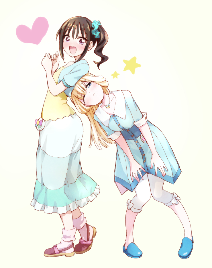 nekoyashiki yuki and nekoyashiki mayu (precure and 1 more) drawn by kreona