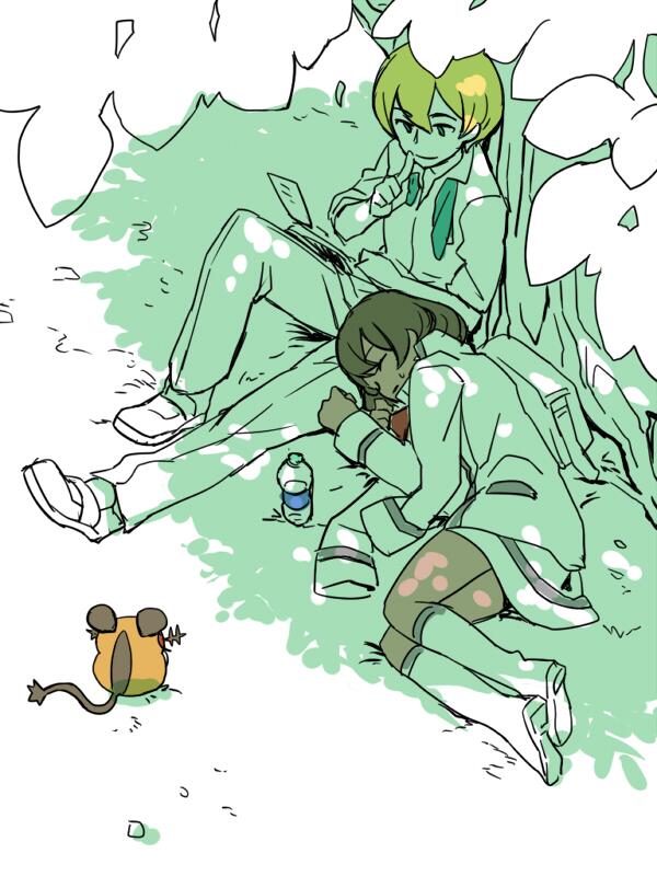 dedenne, sina, and dexio (pokemon and 1 more) drawn by ponimu