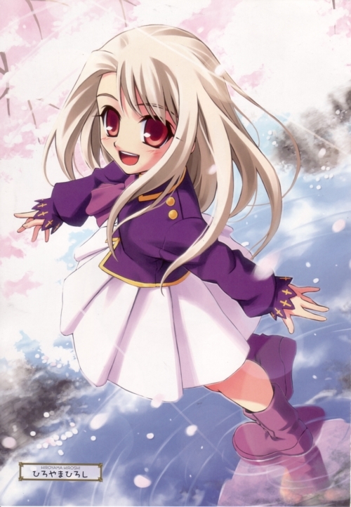 illyasviel von einzbern (fate and 1 more) drawn by hiroyama_hiroshi