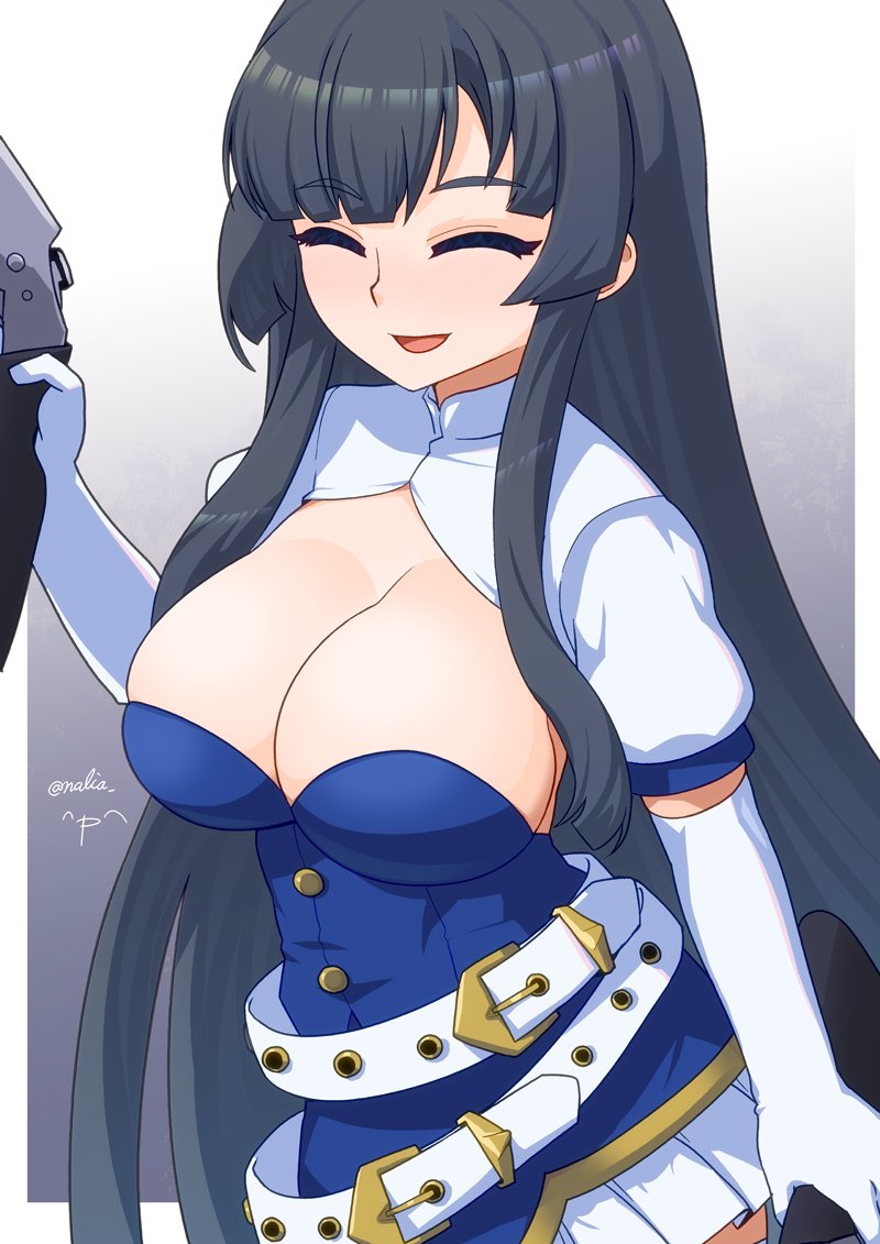 kaguya jingu (under night in-birth and 1 more) drawn by hida_naria