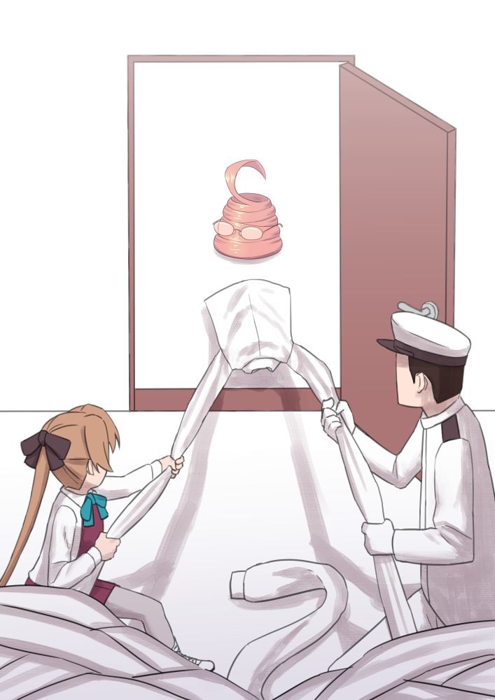 admiral, akigumo, and makigumo (kantai collection) drawn by misumi_(niku-kyu)
