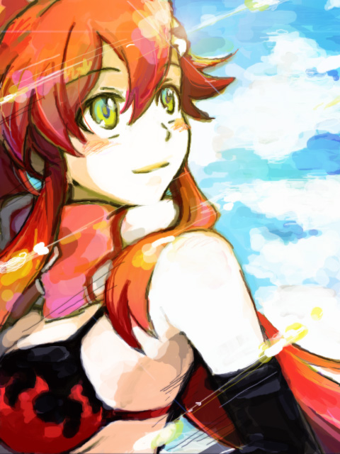 yoko littner (tengen toppa gurren lagann) drawn by taira_momen