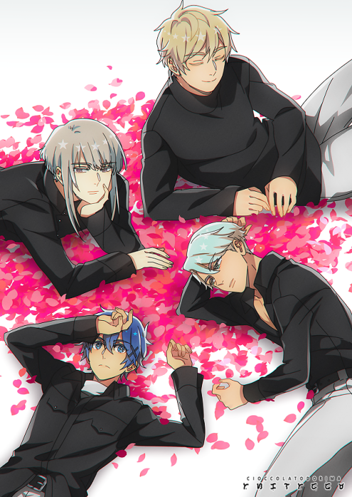 uranus, saturn, neptune, and jupiter (planetary moe) drawn by cioccolatodorima