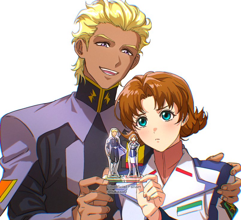 dearka elsman and miriallia haw (gundam and 3 more) drawn by lukaaa