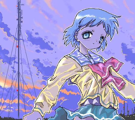 tsukishima ruriko (shizuku) drawn by toshi_(little-fluffy-cloud)