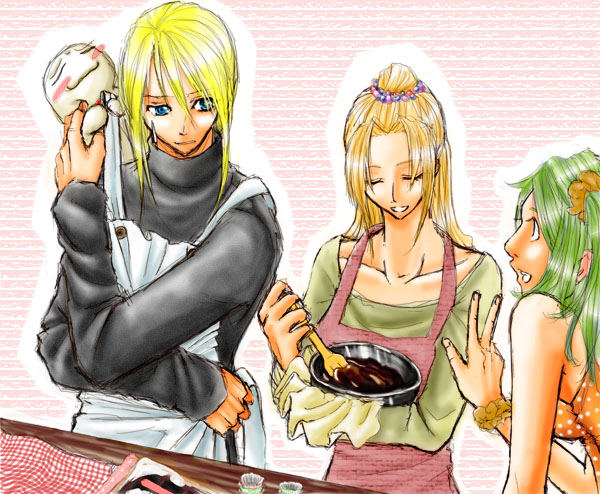 rydia, rosa farrell, and kain highwind (final fantasy and 1 more)