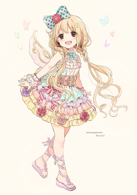 futaba anzu (idolmaster and 1 more) drawn by tko_(mmtmk)