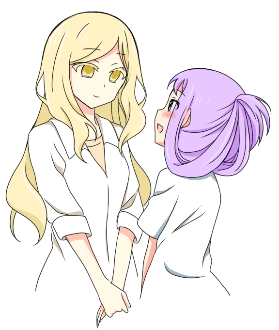 suehara kyouko and zenno (saki) drawn by sou_(mgn)