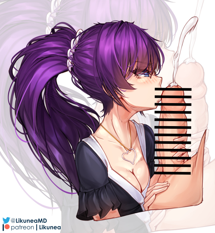 senjougahara hitagi (monogatari and 1 more) drawn by likunea