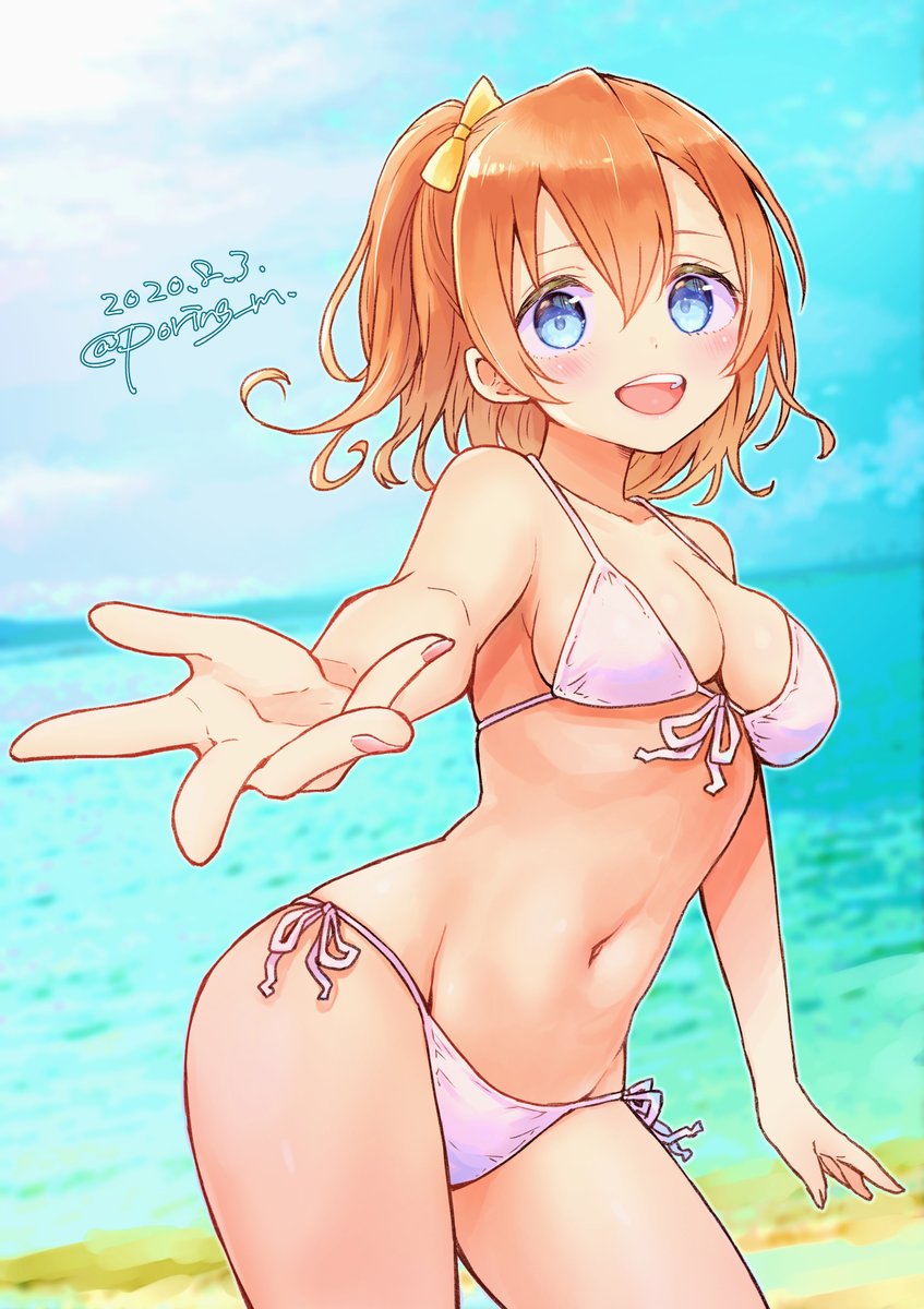 kosaka honoka (love live! and 1 more) drawn by miyamae_porin
