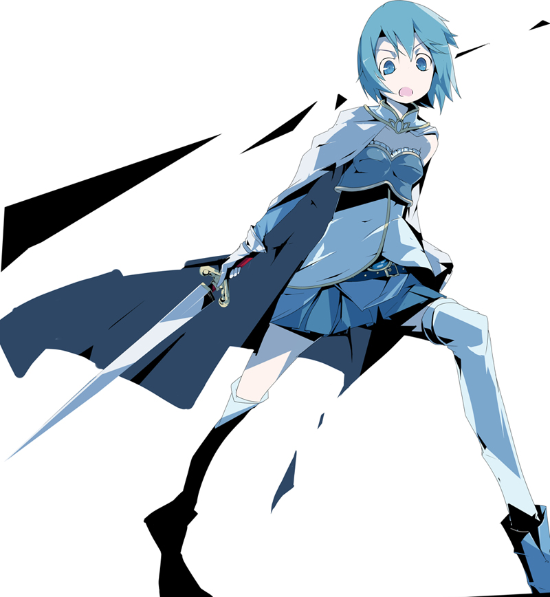 miki sayaka (mahou shoujo madoka magica) drawn by rca