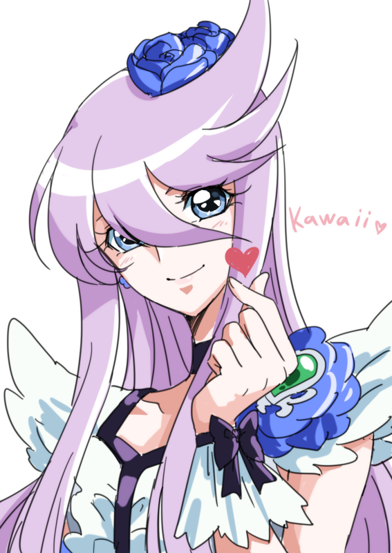 tsukikage yuri and cure moonlight (precure and 1 more) drawn by tsukikage_oyama