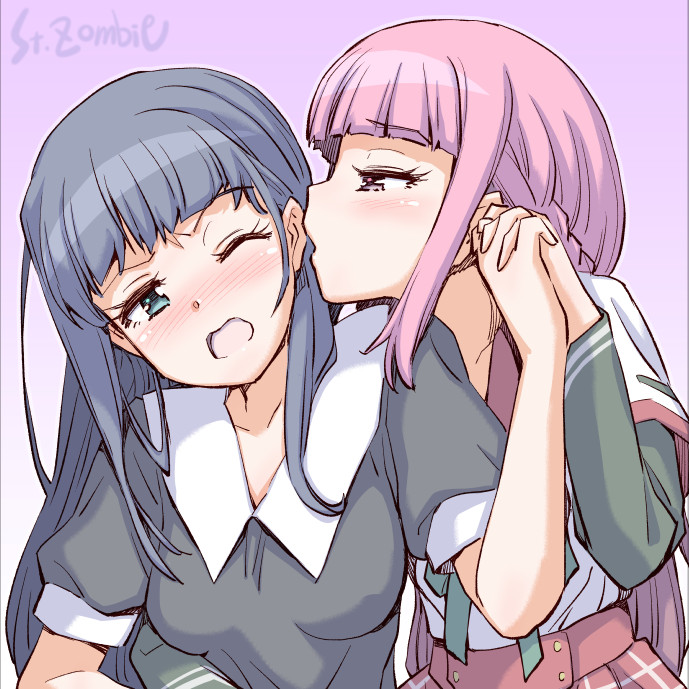 tamaki iroha and nanami yachiyo (mahou shoujo madoka magica and 1 more) drawn by studiozombie