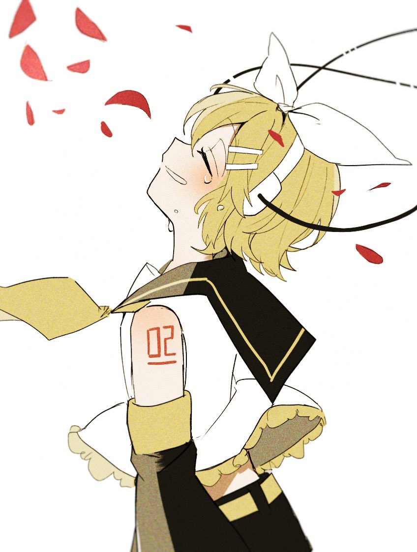 kagamine rin (vocaloid and 1 more) drawn by maca1227