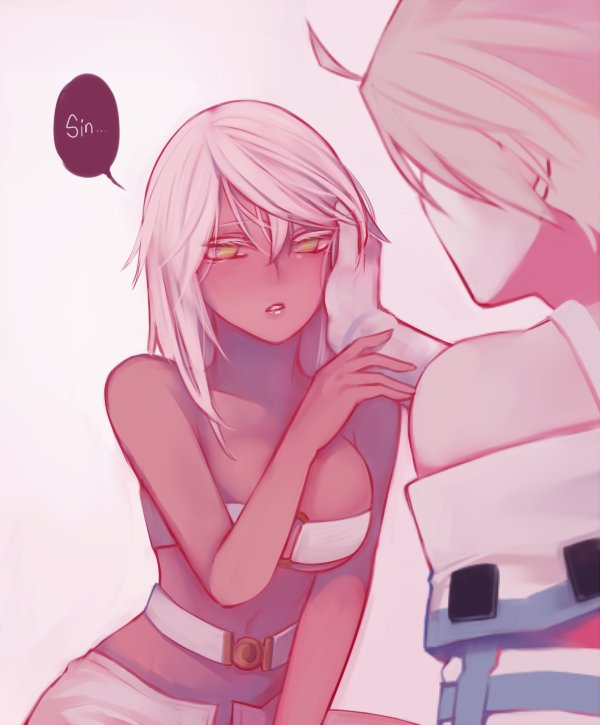 ramlethal valentine and sin kiske (guilty gear and 1 more) drawn by kirke