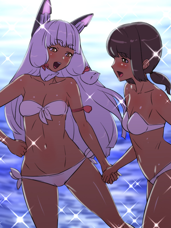 fubuki and murakumo (kantai collection) drawn by katou_techu