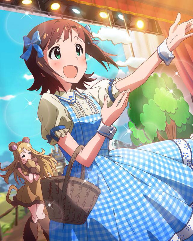 amami haruka and shinomiya karen (idolmaster and 1 more)