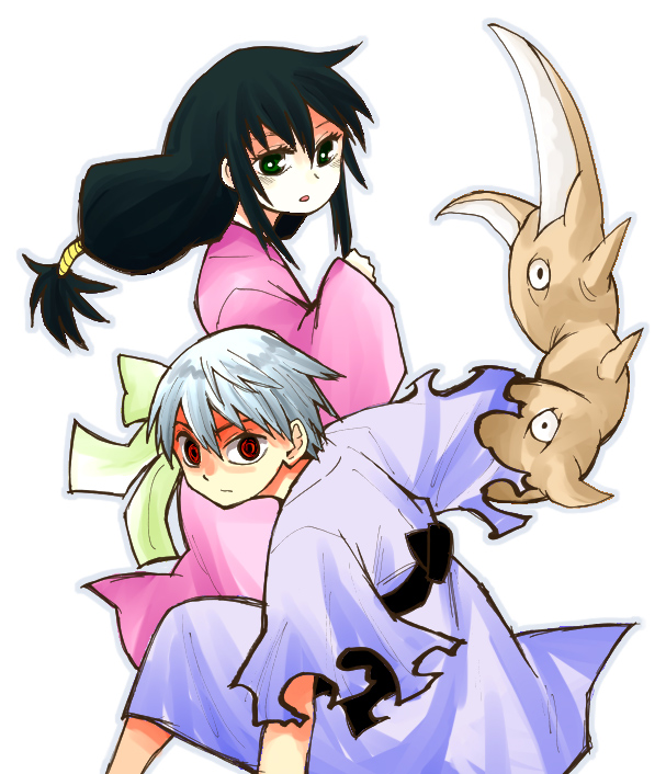 tsukiko and senya (sengoku youko) drawn by mizukami_satoshi