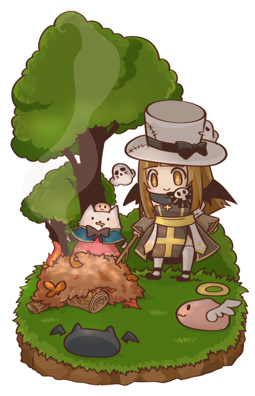 arch bishop, poring, summoner, angeling, whisper, and 1 more (ragnarok online) drawn by pochiko_(poteko)