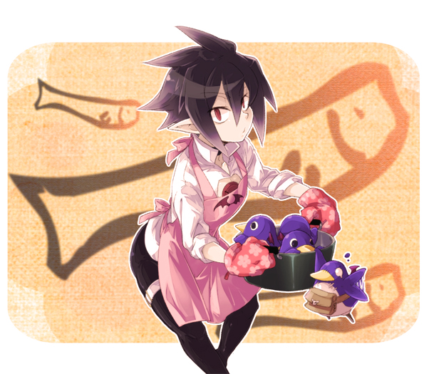 prinny and valvatorez (disgaea and 1 more) drawn by tsukiko_(meltdown)