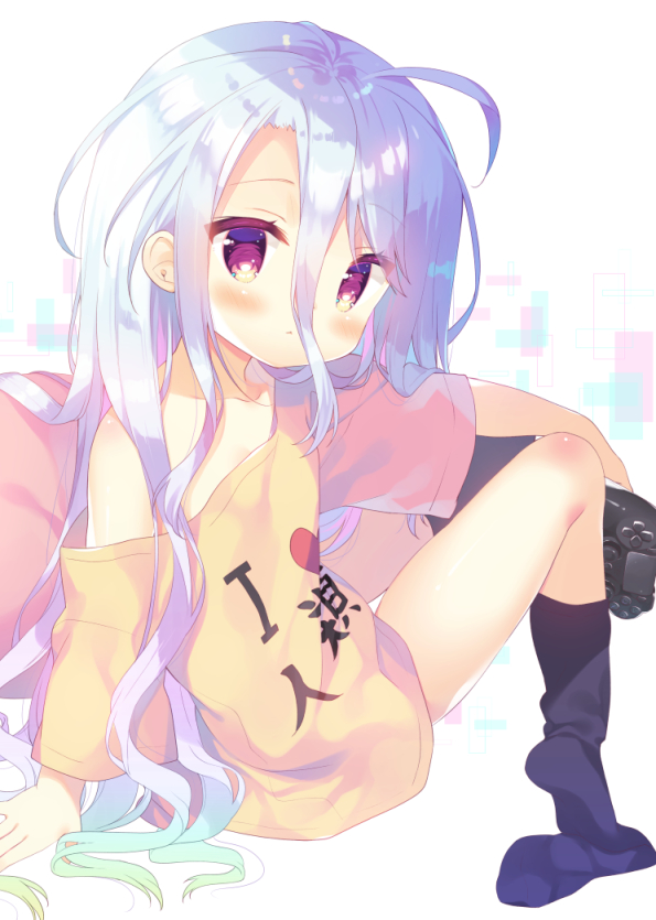 shiro (no game no life) drawn by yuizaki_kazuya