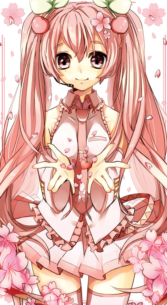 hatsune miku and sakura miku (vocaloid) drawn by a1ri