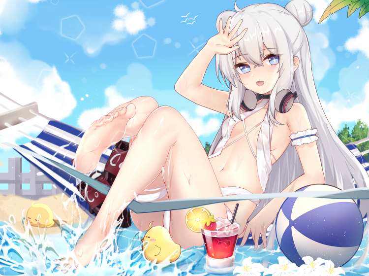 manjuu and le malin (azur lane) drawn by kana_(kuaua)