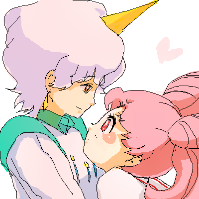 chibi usa and helios (bishoujo senshi sailor moon and 1 more) drawn by azuma_yukihiko