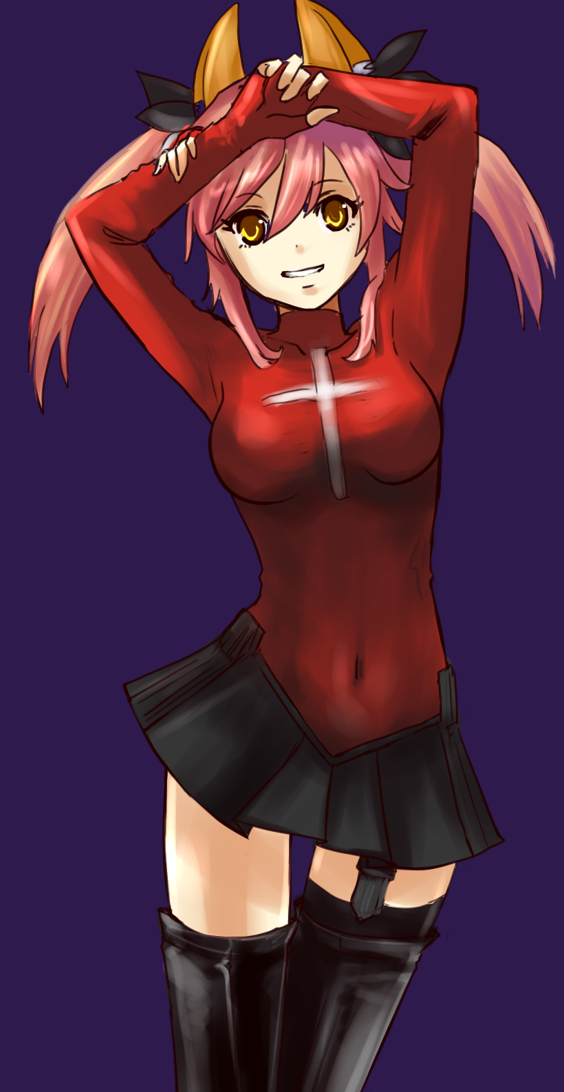 tamamo, tamamo no mae, and tohsaka rin (fate and 1 more) drawn by ch2o