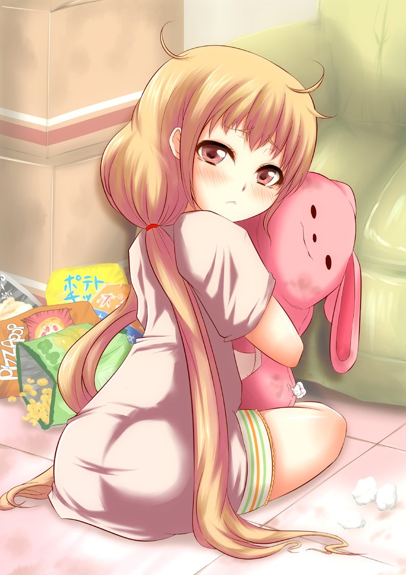 futaba anzu (idolmaster and 1 more) drawn by eku_(threshold)