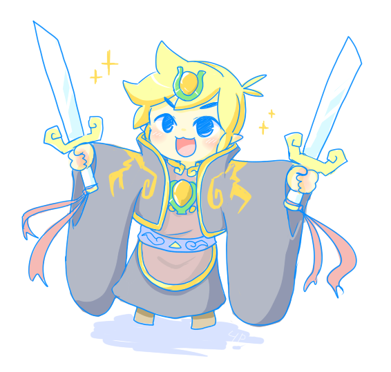 link, toon link, and ganondorf (the legend of zelda and 1 more) drawn by lip_(coco)