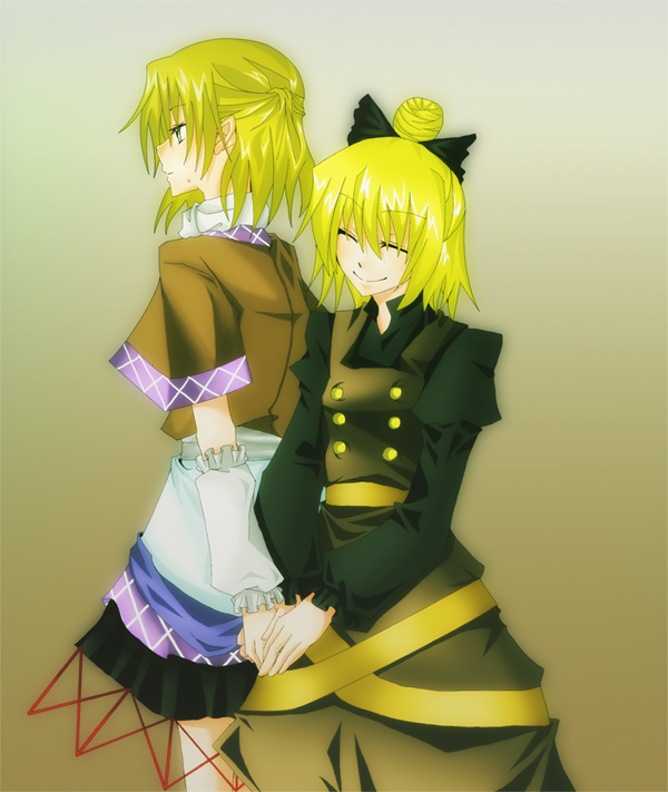 mizuhashi parsee and kurodani yamame (touhou) drawn by monokuro_(sekahate)