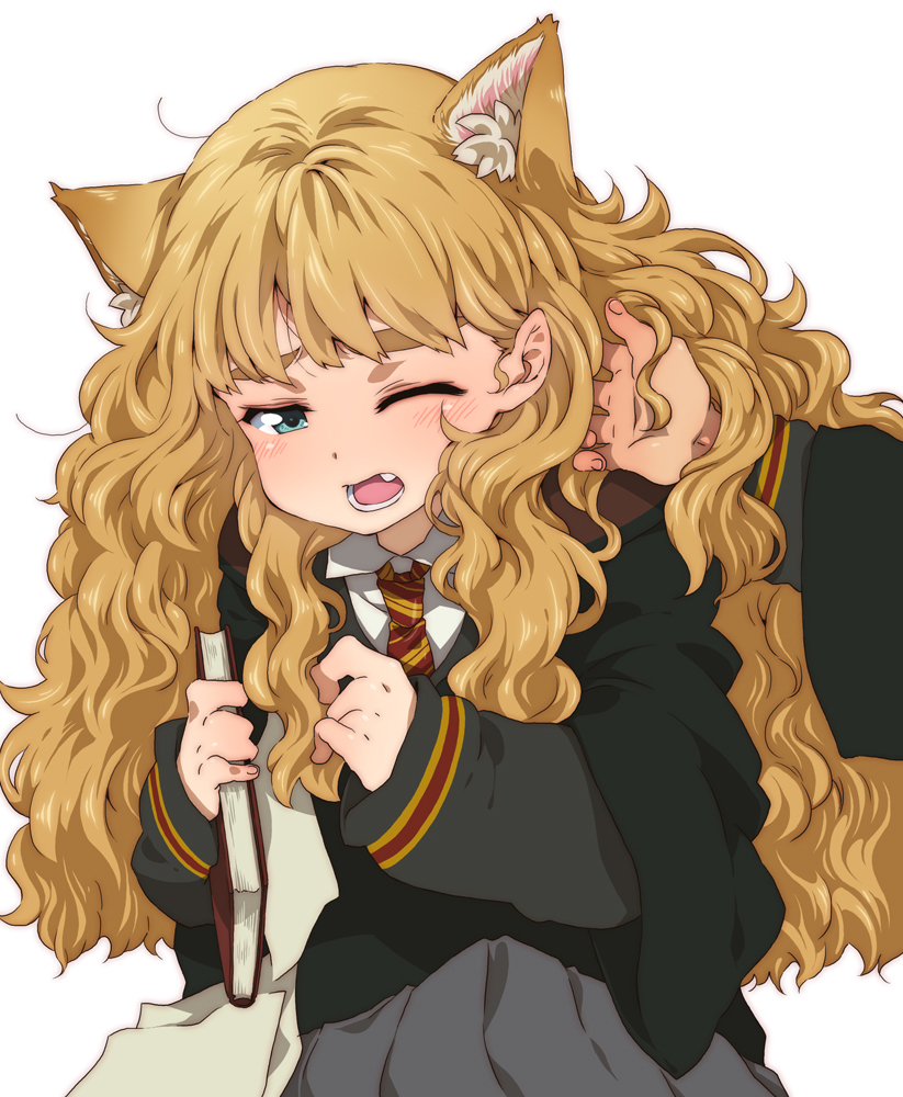 hermione granger (wizarding world and 2 more) drawn by takanashi_ringo