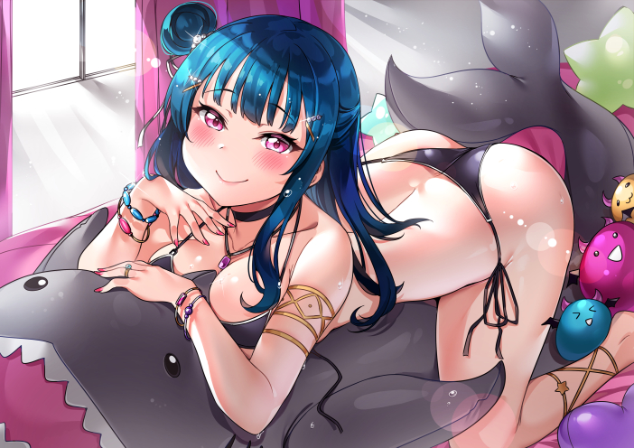 tsushima yoshiko (love live! and 1 more) drawn by tem10