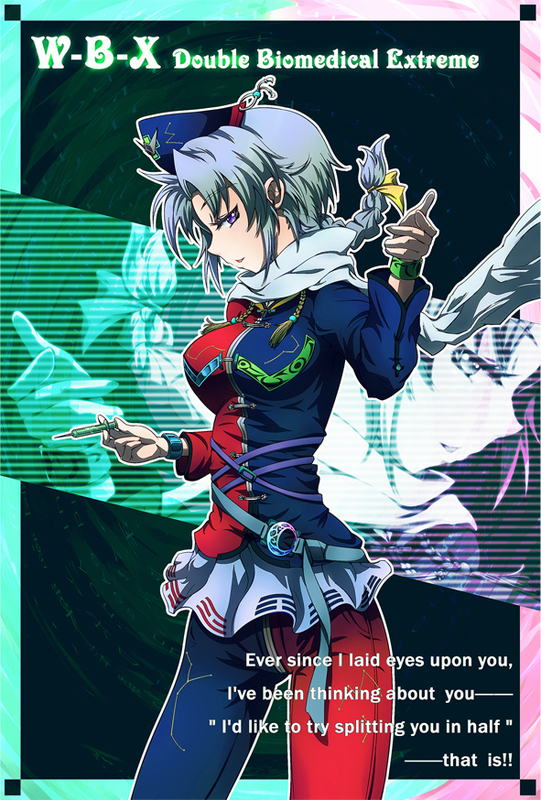 yagokoro eirin and kamen rider double (touhou and 2 more) drawn by kyoutsuu_gengo