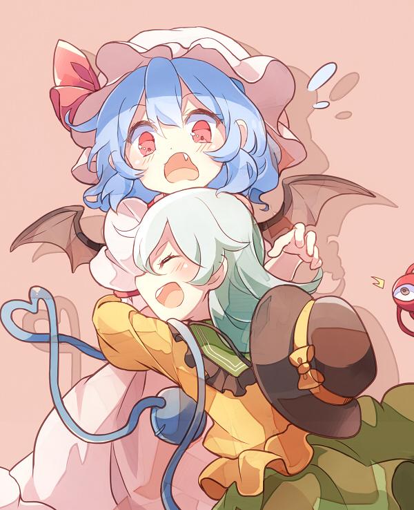remilia scarlet, komeiji koishi, and komeiji satori (touhou) drawn by 60mai