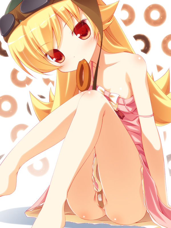 oshino shinobu (monogatari and 1 more) drawn by yuku_(kiollion)