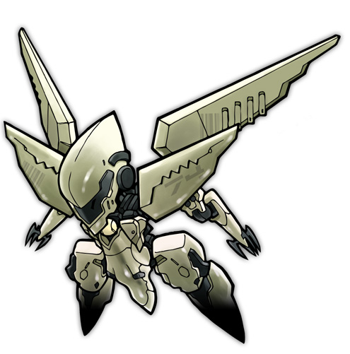 vic viper (zone of the enders and 1 more) drawn by chun_(friendly_sky)