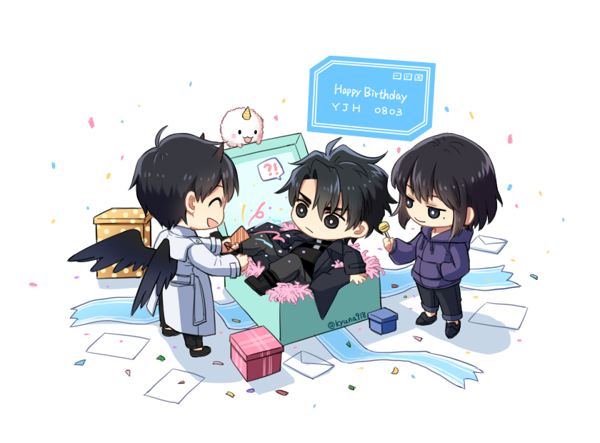 kim dokja, yoo joonghyuk, and han sooyoung (omniscient reader's viewpoint) drawn by quanna