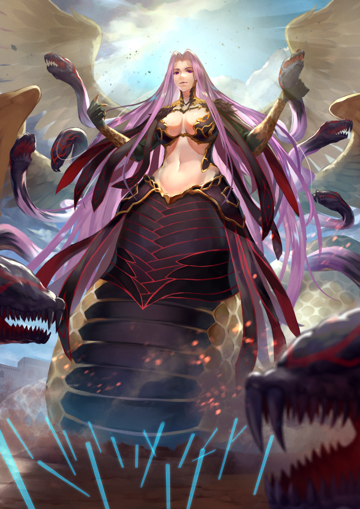 medusa and gorgon (fate and 1 more) drawn by shin716