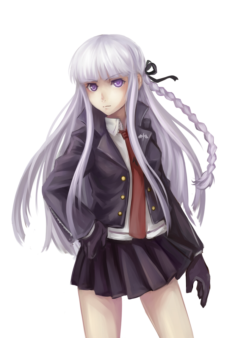 kirigiri kyoko (danganronpa and 1 more) drawn by serge_komiko