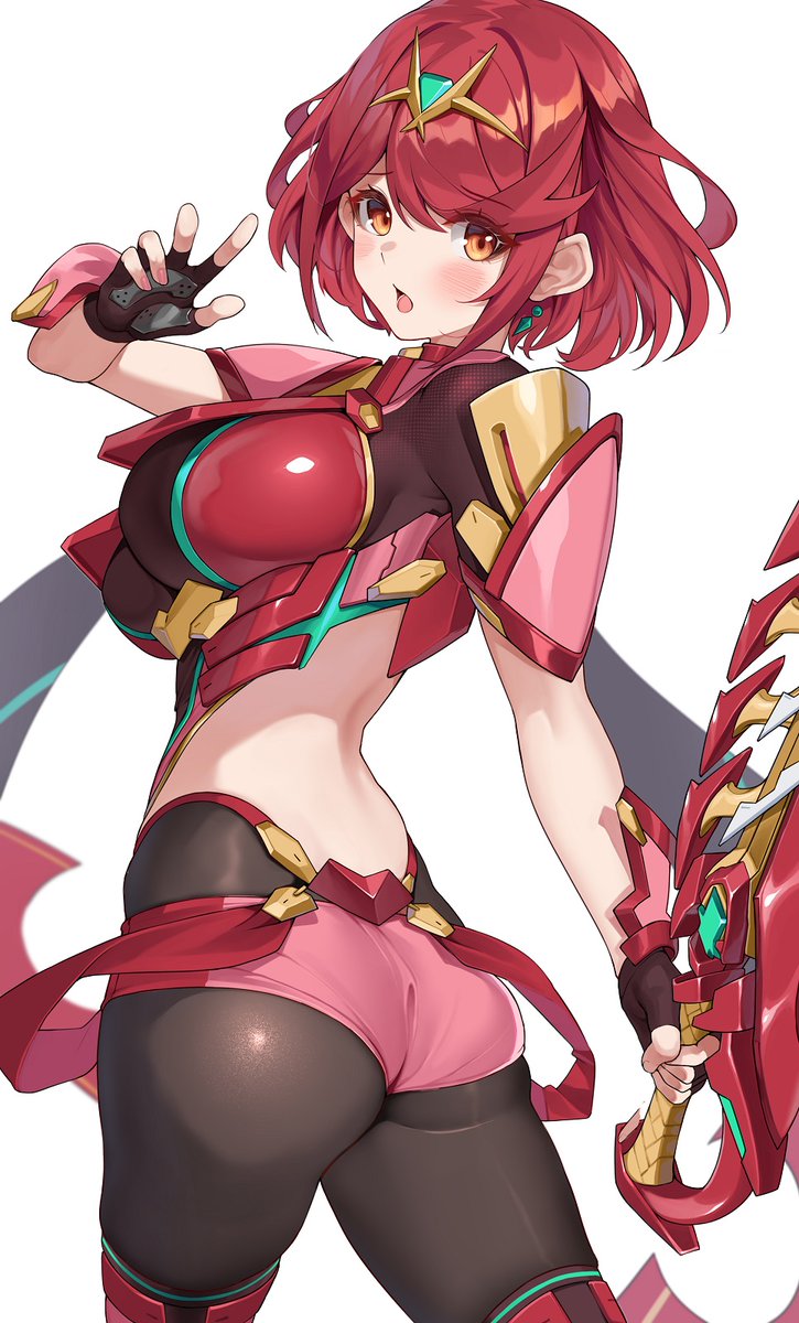 pyra (xenoblade chronicles and 2 more) drawn by matrix16